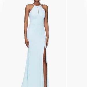 XSCAPE Aqua KYHLE Rhinestone NWT Size 4